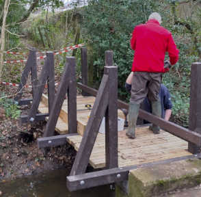 20231221Footbridge nearing completion